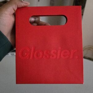 Glossier Mini Red Gift Bag